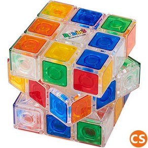 루빅스 크리스탈 큐브 3x3 클래식 칼라 Rubik's Cystal 3 x 3 CUBE, 1개