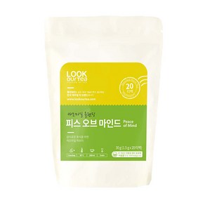 룩아워티 캐모마일 블렌딩 피스 오브 마인드 20티백, 1.5g, 1개, 20개입