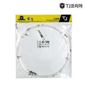 TJ코리아 메탈 갈치 기둥줄 50호 10단 12단 2M 본선 (메탈갈치기둥줄 50호), 1개