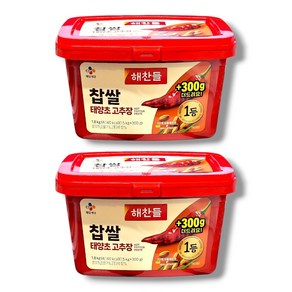 해찬들 찹쌀 태양초 고추장, 2개, 1.8kg, 2개