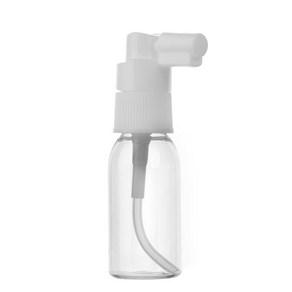 [허브스프레이] 헤어 스프레이 용기 20ml~100ml 플라스틱 공병, 30ml투명 흰색캡, 1개