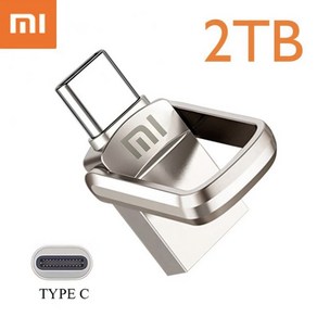 샤오미 USB 디스크 (넘버1) 2TB 2테라 (0001) 대용량 USB 2.0 USB 2in1 C타입 OTG 젠더 휴대폰 컴퓨터 상호 전송 휴대용 메모리 생활 방수