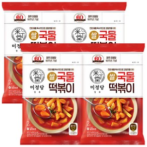 [CJ제일제당] 즐거운동행미정당 국물떡볶이 401.2G X4개 냉장, 4개