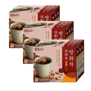 담터 쌍화차 15T 전통차음료, 3개, 15g, 15개입