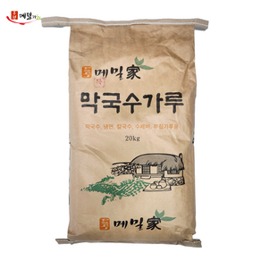 봉평메밀가 메밀막국수가루 20kg [메밀30%] / 업소용 메밀가루 막국수가루 대용량 막국수용 식당용 전문점용