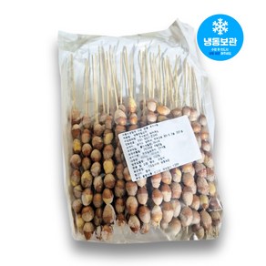 [캠핑음식] 대왕사이즈 은행꼬치 캠핑꼬치 800g/400g 이자카야 스타일 꼬치구이 간단한안주 캠핑요리, 1개, 400g