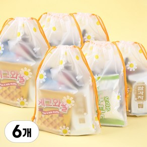 단체선물 과자꾸러미 간식구디백 개별포장간식 과자 선물, 6개, 10종
