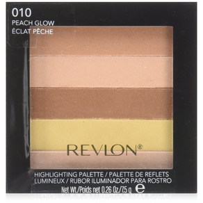 Revlon Highlighting Pallette 010 Peach Glow 레브론 하이라이팅 팔레트 010 피치 글로우, 1개