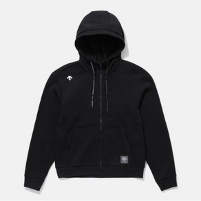 [데상트] 후드집업 UQC SP123UFT11-BLK 에센셜 에코테리 2-WAY 트레이닝 집업 / BLK