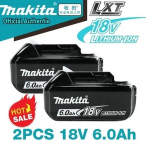 genuino Makita 충전식 리튬 이온 배터리 충전기 BL1860B BL1830 BL1815 LXT400 용 18V 9000Ah, 1개