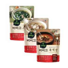 올따옴 간편국탕류 기획세트 비비고 쇠고기미역국 500g 2개 + 소고기무국 500g 2개 + 육개장 500g 2개