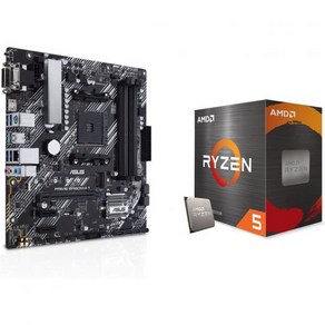 내륙 AMD Ryzen 7 7700X 8코어 16 스레드 AM5 잠금 해제 데스크톱 프로세서 번들과 ASUS TUF 게이밍 B650-PLUS WiFi DDR5 PCIe 5.0, AMD Ryzen 5 4500 + ASUS Pime, 1개