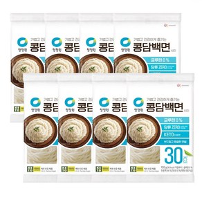 청정원 콩담백면 사리 150g x 8ea, 8개