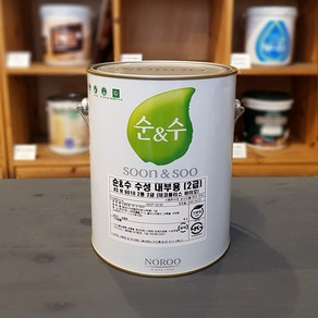 노루페인트 순앤수데코 4L 온라인 최다 컬러 수성 벽지 베란다 페인트, 블랑드블랑, 1개