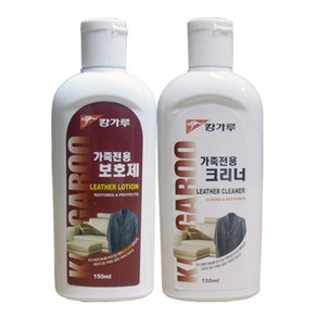 캉가루 가죽크리너 & 가죽보호제 세트, 1개, 150ml