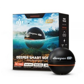 Deepe Deep PRO+ 카약과 보트 휴대용 GPS장착 와이파이 물고기 파인더, 1개