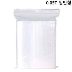 진주바다 지퍼백 12X17cm 100매 PE 두꺼운 비닐팩 0.05T, 100개, 1세트