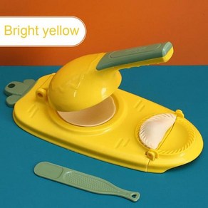 크로플기계 와플제조기 새로운 2 in 1 만두 메이커 주방 만두 만들기 도구 diy, 2 in 1 Bight Yellow_CHINA, 2 in 1 Bight Yellow, 1개