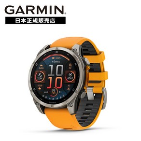 가민 GARMIN 피닉스 fenix8 Sapphire AMOLED 47mm Ti Orange 010-02904-17 스마트 워치 정품