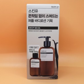 증정 스킨유 늘이농piCk 끈적임 없는 머스크 퍼퓸 바디로션 350g + 딥 머스크 샤워젤 150g, 1개