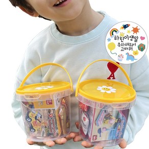[옐로바스켓] 레고호환블럭 간식 구디백 주스간식10종 어린이집 생일답례품 간식세트 단체선물 교회 학원 영어 유치원 생일선물 영유 친구 학교 과자, B 여아블럭간식 바스켓, 1개