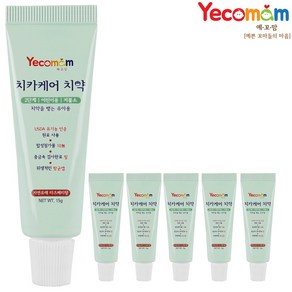 예꼬맘 어린이 소형 치약 15g 2단계 6개입 저불소, 6개