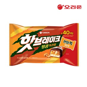 오리온 핫브레이크 미니 한입쏙(약40개입 총574g), 574g, 1개