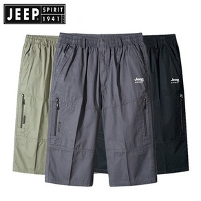 JEEP Spiit (지프 스피릿) 남성 7부 반바지 HB-8270 아윳도어 트레이이닝 스포츠 레져복