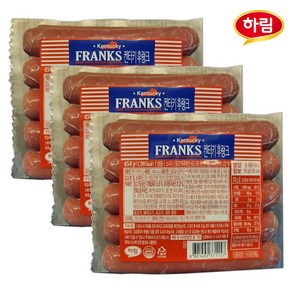 [퀴클리몰] 하림 켄터키 후랑크 454g x 2개/3개/부대찌개햄, 3개