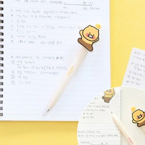 카카오프렌즈 춘식이 샤프 0.5mm / 다꾸 펜 샤프추천 PEN 샤프심 필기구 고급샤프 캐릭터샤프 특이한볼펜 연필샤프 샤프볼펜 볼펜 춘식이파자마샤프 춘식이패치샤프, 사뿐