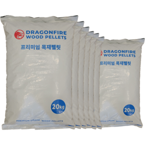 드래곤파이어 목재펠릿(20kg x 25포) 프리미엄 우드펠릿 펠렛연료 펠릿연료 우드펠렛