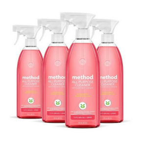 유기그릇세척 메소드 다목적 세정제 자몽향 28oz(828ml) 4팩 Method All Pupose Cleane Pink Gapefuit, 1, 4개