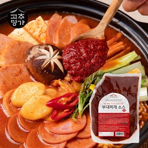 고추명가 부대찌개 소스 2kg 맛있는 양념장 식당용 업소용 대용량 육수 부대볶음, 1개