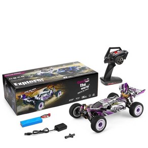 WLtoys 124019 1/12 RC 자동차 60 Km/h 2.4G 4WD 고속 오프로드 크롤러 RTR 등산 성인 원격 제어 자동차 장난감 선물, 1개