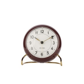 아르네야콥센 STATION 1939 TABLE CLOCK 다크레드 - 20S104743