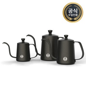 타임모어 피쉬 03 캐틀 블랙 화이트 300ml 600ml 핸드드립 캠핑 포트 주전자, 1개