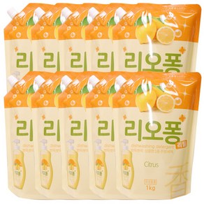 리오퐁 1kg 주방세제, 10개