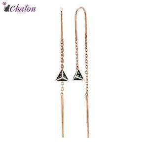 샤똥 Chaton 14K 무인도 귀걸이 B-D3045