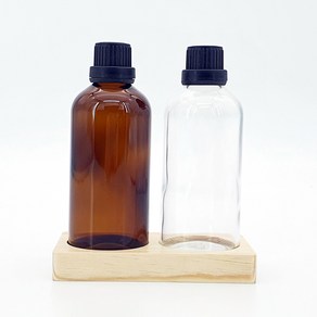 포웨이 아로마 공병 검정 드롭캡 100ml 갈색 투명, 10개, 검정드롭캡 투명 100ml