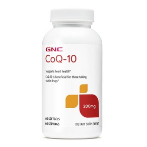 GNC CoQ-10 200mg 소프트젤, 60개입, 1개, 60정