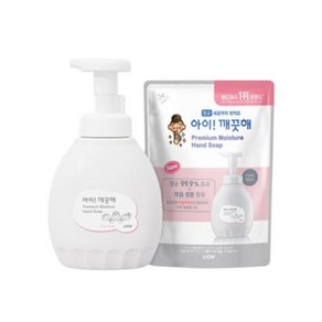 아이깨끗해 프리미엄 모이스처 퓨어로즈 450ml용기 x 1개 + 400ml리필 x 1개