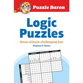 (영문도서) Puzzle Baon's Logic Puzzles: Hous of Bain-Challenging Fun! Papeback, Alpha Books, English, 9781615640324