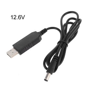 DC 5.5x2.1mm 충전 라인 전원 충전 용 범용 USB 5V ~ 4.2V 8.4V 12.6V, 다른