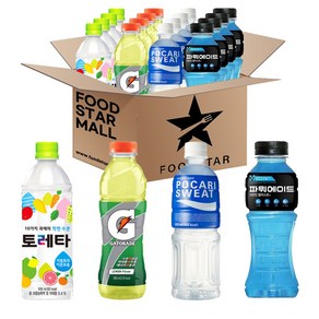 [푸드스타] (토레타 게토레이 파워에이드 포카리스웨트) 500ml 각 5입 총 20입, 20개
