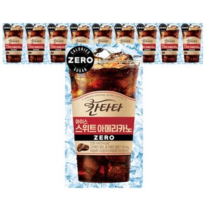 롯데 칸타타 아이스 아메리카노 230ml X 10봉, 10개