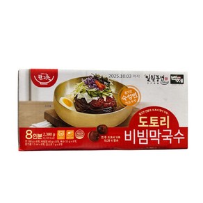 일월풍면 한그릇 도토리 비빔막국수 8인분, 297.5g, 8개