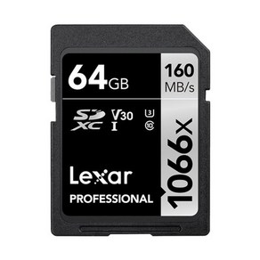 Lexa SDXC Pofessional 1066X 64GB 메모리카드, 0GB, 1개