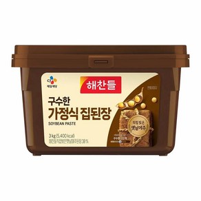 CJ 해찬들 구수한 가정식집된장, 3kg, 1개