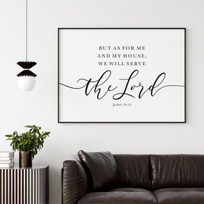 노 브랜드 Lo Joshua Bible Vese Wall At Famhouse Chistian Eco Sciptue Quote Canvas Painting 포스터, with fame