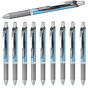 Pentel 에너겔 노크식 볼펜 10개 세트